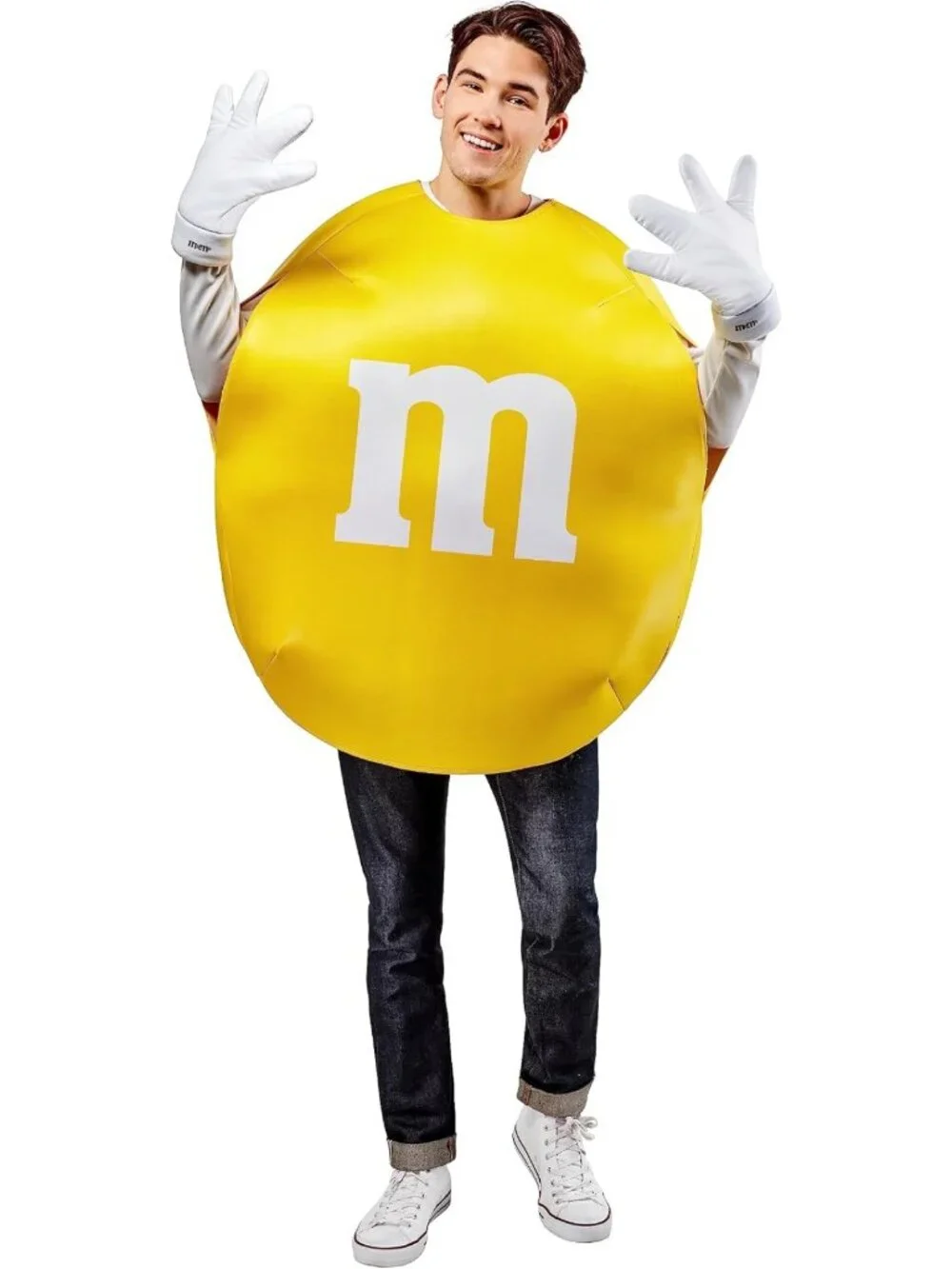 Adult M&M Foam Tabard Costume - Fun Halloween Outfit, Colorful Party Wear